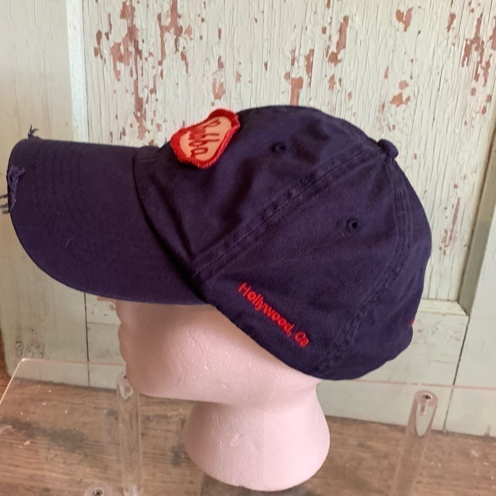 Bubba Hat from the movie Forest Gump Navy Blue Ball Cap with adjustable strap. - Picture 3 of 4